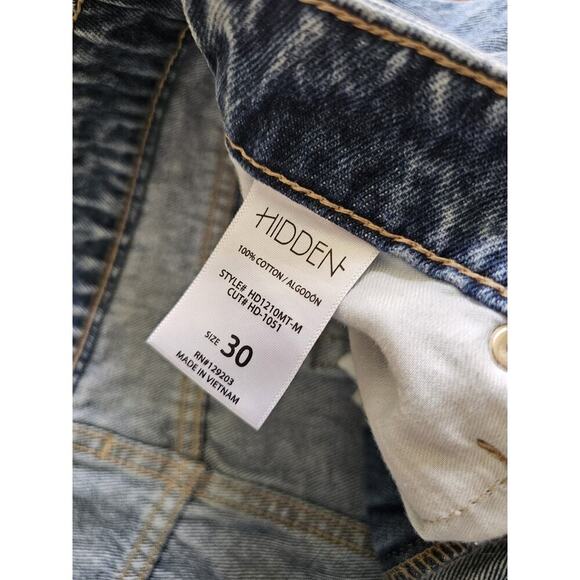 Hidden Los Angelos High-Rise Mom Jeans Women's Size 30 Tapered Retro - Picture 3 of 8